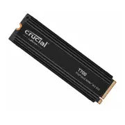 Crucial T700 4TB Gen5 NVMe SSD Heatsink 12400/11800 MB/s R/W 2400TBW 1500K IOPs 1.5M hrs MTTF with DirectStorage