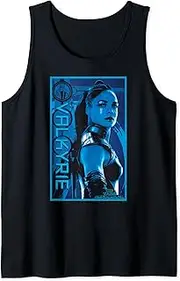 [Marvel] Thor Ragnarok Valkyrie Blue Hue Proud Pose Portrait Tank Top