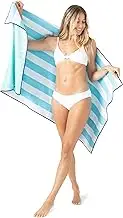 Roxy Cabana Beach Towel – Soft & Absorbent, Quick-Dry, Oversized 60" x 30" Pool & Bath Towel for Beach, Pool, and Travel, Bright Blue, OS