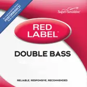 Super Sensitive Bulk Red Label Bass E Single String 3/4 Regular Bulk 10-Pack