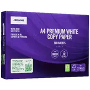 J.Burrows 80gsm Premium A4 Copy Paper 500 Sheet Ream