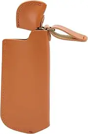 [EVTSCAN] Leather Case Portable Igniter Leather Holder Pouch Lighter Cover Smokers Pouch Brown for Travelling Camping