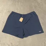 Patagonia Shorts Mens XXL Tidepool Blue Baggies 5" Inseam Lined Quick Dry NWT