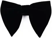 [BOGZON] Velvet Bow Tie Mens Pre-Tied Satin Formal Tuxedo Big Bowtie Oversized Bow Knot
