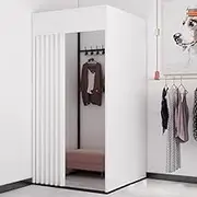 White Standing Dressing Room Locker L85xW85xH200CM for Clothing Store