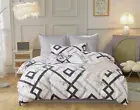 Ashwin Duvet/Doona/Quilt Cover Set Queen/King/Super King Size Bed New M458