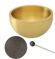 Acunny Singing Bowl, Singing Bowl Set | Santage Meditation Bowl with Mallet and Cushion | Spiritual Desk Decoration for Women and Men