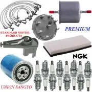 Tune Up Kit Filters Cap Wire Spark Plugs For FORD F-150 V8 5.0L 1987-1988 (for: Ford)