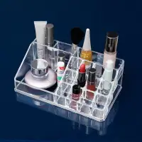 在飛比找樂天市場購物網優惠-多功能韓國首飾禮品化妝品收納盒桌面小物品水晶收納盒SF102