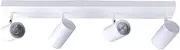 Lexi Lighting Brianna 4 Light Spot Light, LED Metal Adjustable Directional Spotlight Track Lighting Modern Flush Mount Ceiling Light for Dining Room Living Room Corridor Kitchen Island, Matte White