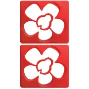 2PK Tovolo Ladybug/Flower Sandwich Shaper/Cutting Toast/Bread/Slice/Cutter/Shape