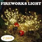 2pcs Solar Garden Lamps 150 LED Solar Firework Lights Lamp Outdoor Garden veemy