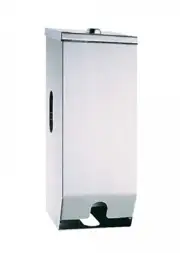 Presale Bradley 5442 Dual Toilet Roll Dispenser Lockable - Silver