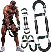 20-110Lbs Adjustable Power Twister Bar - Portable Chest/Arm Trainer for Home & Gym, Men/Athletes
