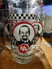 NASCAR Coke Coca Cola 16oz Glass #44 Kyle Petty Collectible New Unused