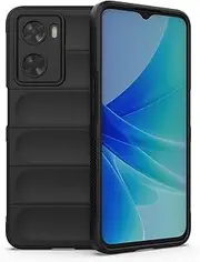 [ZZHAO] Liquid Silicone Case for Oppo A57 4G/Oppo A57s with Antibacterial Protection and Scratch-Resistant Soft Microfibre Lining, All-Round Protection, Shockproof Mobile Phone Case, Black