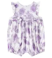 [Tartine et Chocolat] Tartine et Chocolat Baby floral cotton playsuit M 18 purple