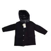 Massimo Dutti Jacket Removable Hoot Kids Unisex Sz 4 NWT