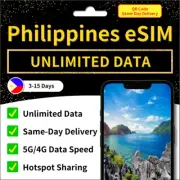 [ eSIM ] Philippines eSIM Unlimited Data / 3-20 Days 5G ✨Same-Day Delivery