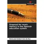 PROPOSAL FOR MUSIC LITERACY IN THE SPANISH EDUCATION SYSTEM