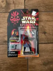 NIB Hasbro Star Wars Ep. 1 CommTech Captain Panaka Collectible Action Figure