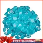 100Pcs Reusable Glow In The Dark Pebbles for Outdoor Landscaping (Blue)