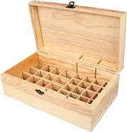 Baluue 36 Box 36 Grid Essential Oil Wooden Box Bottles Spray Spearmint Vinegar Portable Essential Oil Case Essential Oil Bag Essential Oil Rack for Essence Oil Case Coffee Dispensing Oils