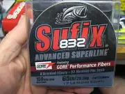 Sufix 832 Braid Advanced SuperLine Fishing Line / Ghost / 65 LB 150 YDs