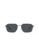 Emporio Armani Men's Rectangle Frame Gunmetal Metal Sunglasses - EA2140