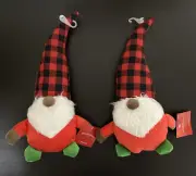 Wondershop Elf with Big Hat Dog Toy - Christmas dog toy - NEW/Set Of 2