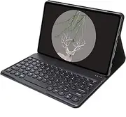 Keyboard Case for Galaxy Tab A7 Lite 8.7 Inch 2021 (SM-T220 T225 T227), Detachable Slim PU Leather Shockproof Wireless Keyboard Cover Case for Samsung Galaxy Tab A7 Lite 8.7" (Black)