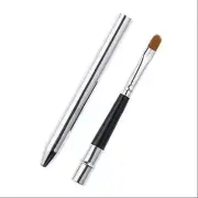 1x Portable Smooth Travel Retractable Lip Brush Makeup Cosmetic Lipstick GloJL