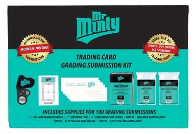 Mr. Minty 11-Piece Card Grading & Cleaning Prep Kit for Sports & TCG Cards