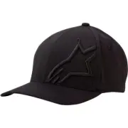 ALPINESTARS Flexfit Hat/Cap (Corp Shift 2) (Black/Black) Choose Size
