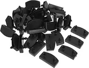 Alipis Wood Bed Slats Replacement Parts Bed Slat Brackets Plastic Caps Abs Material Easy to Install Set of 36