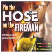 Pin The Hose On The Fireman - Fun Bachelorette Bridal Shower Party Game