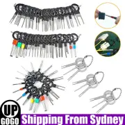 76Pcs/Set Terminal Removal Tool Kit Pin Extractor Electrical Wire Connector Kits