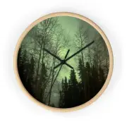 Aurora Borealis Lights Wall clock