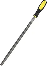 uxcell Triangular Metal File 12 Inch, High Carbon Steel File Diamond File Hand File W PVC Grip Handle for Wood/Metal/Ceramic/Glass/Stone/Jewelry/Tile/Model/DIY/Sharpening File