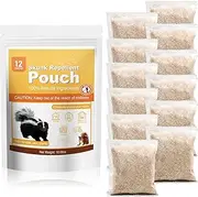 12 Pack Skunk Repellent Outdoor, Natural Peppermint Skunk Repellent Pouches Humane Drive Away Skunk, Rodent, Squirrel, Mouse, Mole from Yard Garden Lawn, Skunk Deterrent Outdoor