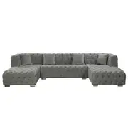 Milan U shape Chesterfield Sofa