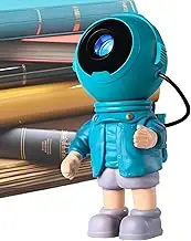 Bedroom Astronaut Lamp - Kids Projector Night Light | USB Colorful Projector Night Light for Home, Living Room, Bedroom, Nursery, Workplace
