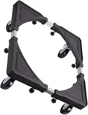 OKUMEYR Corrosion-Resistant Telescopic Rack Stand for Washing Machines Fridges Dryers
