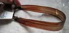 Goody Brown Brunette Color Collection Striped Wide 1" Jelly Hair Head Band Gelly