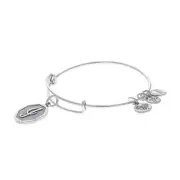 Alex and Ani Initial I Bracelet Silver Toned Letter Monogram Adjustable