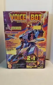 Vintage 1993 Toy Biz Voice Bot 2 In 1 Command Transformer Robot New MIB Up Tub C