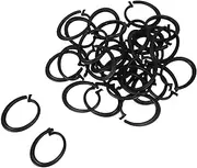 NULYLU 30pcs Plastic Curtain Hooks: C-Shaped Rings Hooks for Outdoor Tents and Canopies - Stable Support for Sunshade Curtains for Camping Hiking and Outdoor Events