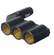 Enercell 1 to 3 Car Cigarette Lighter Socket DC Power Adapter Splitter