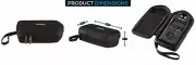 Hard Case Fits Zoom H4N PRO Digital Multitrack Recorder or TASCAM DR-40...