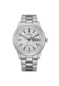 在飛比找ZALORA購物網優惠-Citizen Automatic Silver Stain